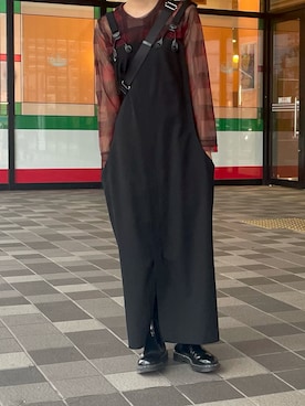 「Y's（ワイズ）のアイテム（ワンピース/ドレス）」を使った、桃さん（レディース・164cm）の夏コーディネート
