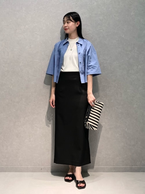 【新品】Rouge vif　カラーショートシャツ セール】カラーショートシャツ（シャツ/ブラウス）｜Rouge vif