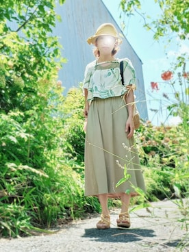 「SAC（サック）のアイテム」を使った、bikkoさん（レディース・158cm）の夏コーディネート