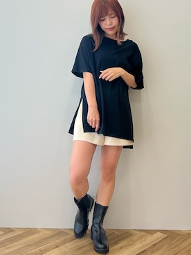 mai shi（STRIPE CLUB 本部）さん（レディース・158cm）の夏コーディネート