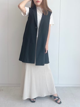 mai shi(STRIPE CLUB 本部)さん(レディース・158cm)の夏コーディネート