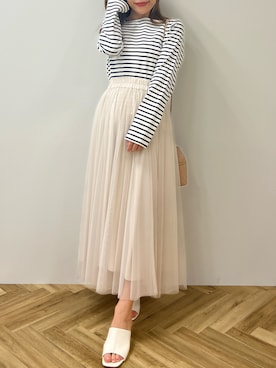 mai shi(STRIPE CLUB 本部)さん(レディース・158cm)の春コーディネート