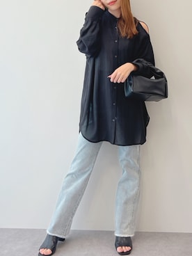 mai shi（STRIPE CLUB 本部）さん（レディース・158cm）の春コーディネート