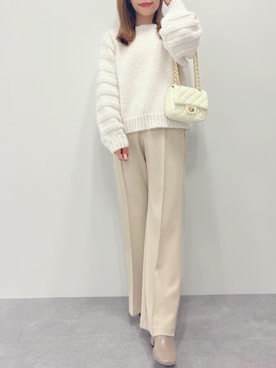 mai shi（STRIPE CLUB 本部）さん（レディース・158cm）の冬コーディネート