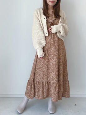 mai shi（STRIPE CLUB 本部）さん（レディース・158cm）の秋コーディネート