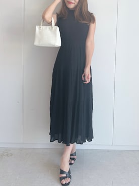 「Green Parks topic（グリーンパークス）のアイテム」を使った、mai shi（STRIPE CLUB 本部）さん（レディース・158cm）の夏コーディネート