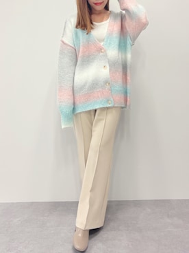 mai shi（STRIPE CLUB 本部）さん（レディース・158cm）の冬コーディネート