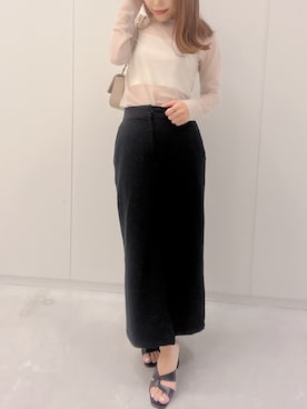 mai shi（STRIPE CLUB 本部）さん（レディース・158cm）の夏コーディネート