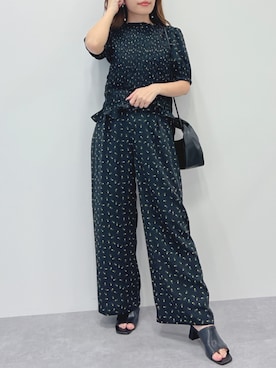 「夏のワントーンコーデ」｜mai shi（STRIPE CLUB 本部）さん（レディース・158cm）の春コーディネート