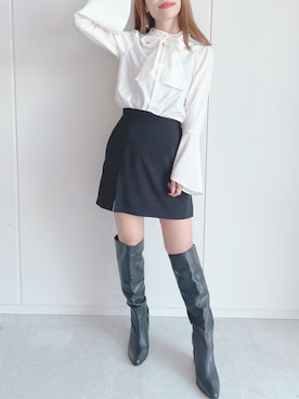 「ベルスリーブ」｜mai shi（STRIPE CLUB 本部）さん（レディース・158cm）の夏コーディネート