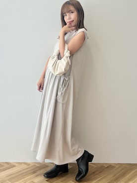 「アイテム（ワンピース/ドレス）」を使った、mai shi（STRIPE CLUB 本部）さん（レディース・158cm・30代）の夏コーディネート
