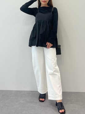mai shi(STRIPE CLUB 本部)さん(レディース・158cm)の冬コーディネート