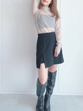「earth music&ecology（アースミュージックアンドエコロジー）のアイテム（その他トップス）」を使った、mai shi（STRIPE CLUB 本部）さん（レディース・158cm）の夏コーディネート
