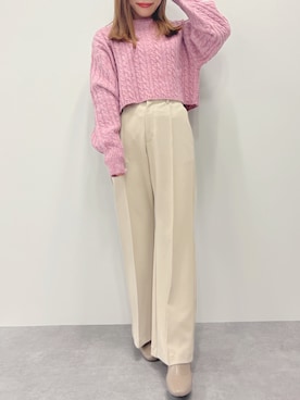 mai shi（STRIPE CLUB 本部）さん（レディース・158cm）の冬コーディネート