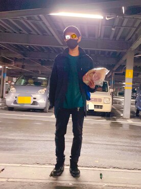 「PONY（ポニー）のアイテム」を使った、親父さん（メンズ・178cm）の秋コーディネート