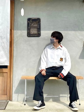 「UNIQLO（ユニクロ）の50色ソックス（消臭機能付き）（ソックス/靴下）」を使った、yusukeさん（メンズ・170cm）の秋コーディネート