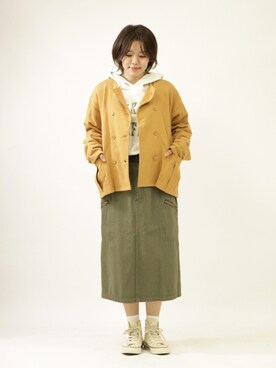 ジャケット アウターを使った 秋服 のレディース人気ファッションコーディネート Wear