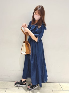 ゆうなさん（レディース・158cm）の夏コーディネート