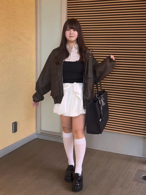 セール】【LouLoumei】リボンチャームツイード横長トートバッグ