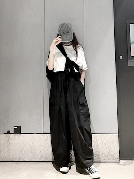 「Marshall（マーシャル）のアイテム（帽子）」を使った、- ̗̀ 0918.nikki  ̖́-さん（レディース・163cm）の春コーディネート