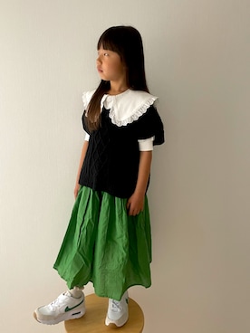 「カラー×コーデ」｜Rin _Nagiさん（キッズ・110cm）の春コーディネート