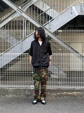 「VICTORIA（ヴィクトリア）のアイテム」を使った、maedaayutoさん（メンズ・180cm）の夏コーディネート