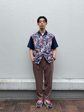 「nowartt」｜sho hiokiさん（メンズ・178cm）の春コーディネート