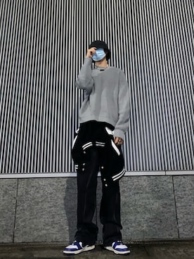 「HOLY IN CODE（ホーリーインコード）のアイテム（その他アウター）」を使った、xjaszonさん（メンズ・179cm）の春コーディネート
