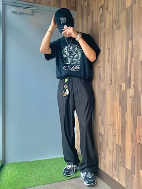 「アイテム（キャップ）」を使った、dkさん（メンズ・178cm・20代）の春コーディネート