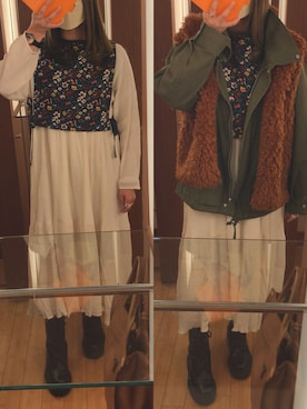 さくちーさん（レディース・163cm）の春コーディネート