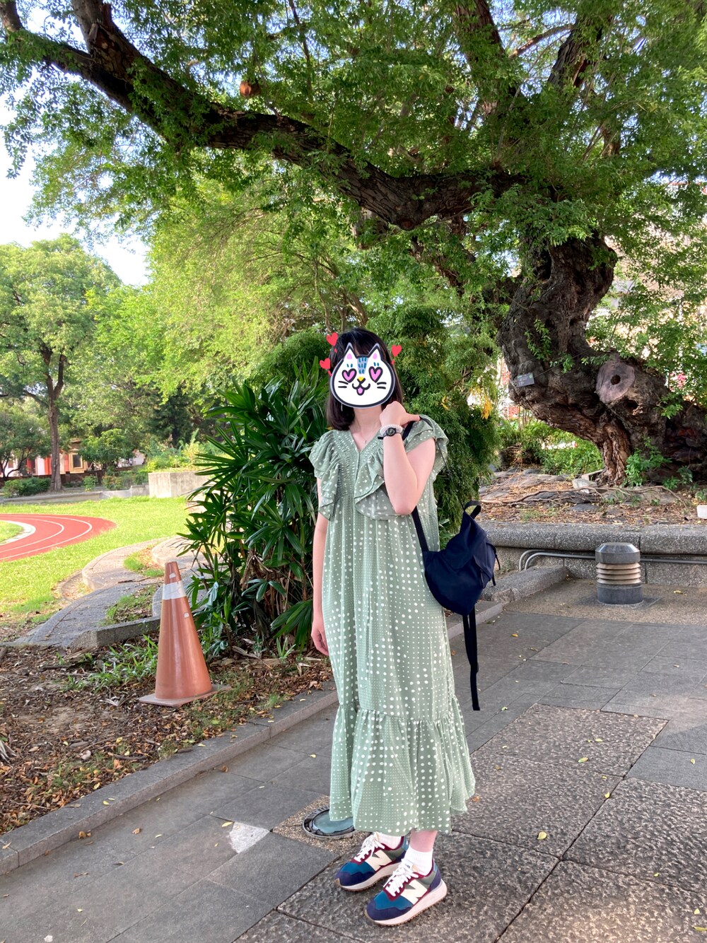 「夏、summer」｜「MEIER.Qのアイテム（ワンピース、グリーン系）」を使った、cleankeepさん（レディース・162cm）の秋コーディネートの1枚目の写真