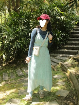 「アイテム（ジャンパースカート）」を使った、cleankeepさん（レディース・162cm）の秋コーディネート