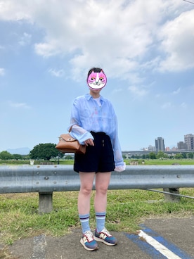 「MEIER.Q（マイヤーキュー）のアイテム（パンツ）」を使った、cleankeepさん（レディース・162cm）の春コーディネート