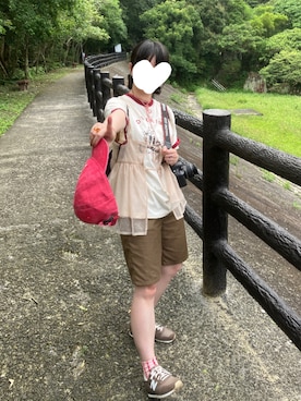 「アイテム（カーゴパンツ）」を使った、cleankeepさん（レディース・162cm）の秋コーディネート