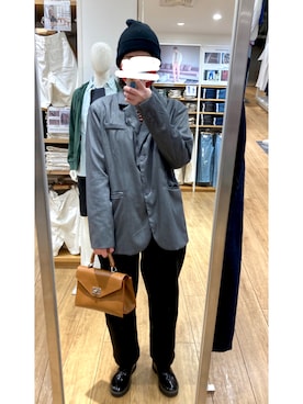 「MEIER.Q（マイヤーキュー）のアイテム（ジャケット/アウター）」を使った、cleankeepさん（レディース・162cm）の冬コーディネート