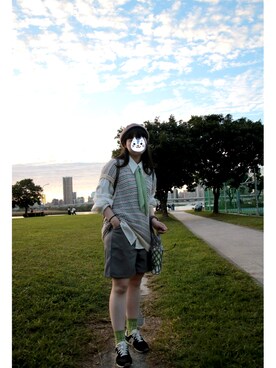 「MEIER.Q（マイヤーキュー）のアイテム（パンツ）」を使った、cleankeepさん（レディース・162cm）の冬コーディネート