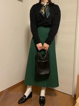 「フレンチカジュアル」｜「アイテム（パンプス）」を使った、uriさん（レディース・164cm）の春コーディネート