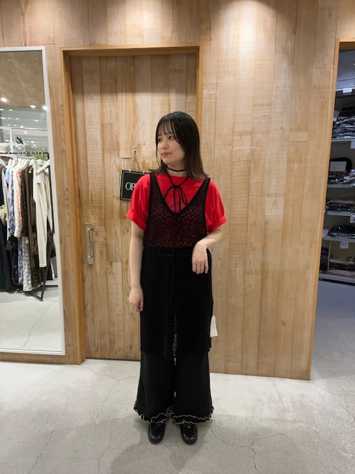 CIAOPANIC TYPYの【UNISEX】【全12色展開】メッセージプリント半袖Teeを使ったコーディネート（ZOZOTOWN Yahoo!店）