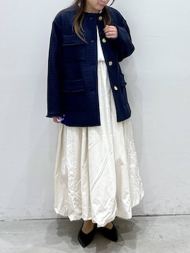 「アイテム（パンプス）」を使った、yumiさん（レディース・160cm・30代）の冬コーディネート