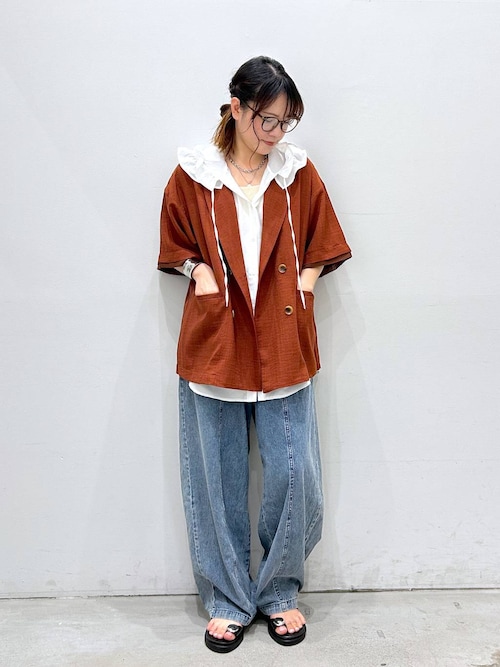 niko☺︎︎（プロフ必読）2点おまとめ 新品タグ付 未開封⭐️LEPSIM LEPSIM イオンモール名取yumiさんのメガネを使ったコーディネート