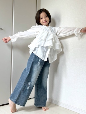 yumiさん（キッズ・123cm）の秋コーディネート