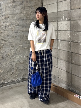 「メンズライクコーデ」｜あゆさん（レディース・158cm）の夏コーディネート