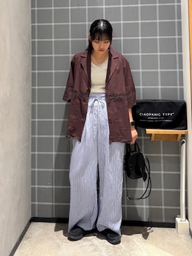 「インド綿」｜あゆさん（レディース・158cm）の夏コーディネート