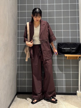 「セットアイテム」｜あゆさん（レディース・158cm）の夏コーディネート
