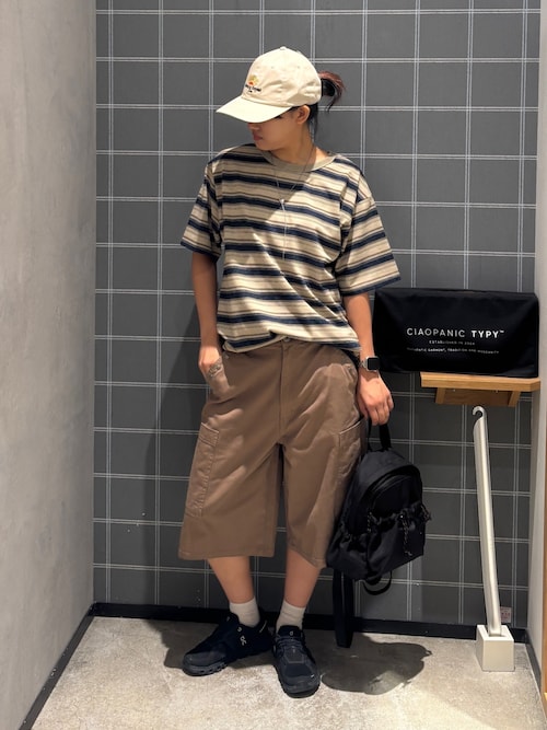 【UNISEX】ハーフスタッズカーゴパンツ