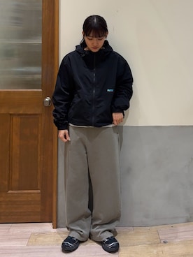 「アウトドアミックス」｜あゆさん（レディース・158cm）の春コーディネート