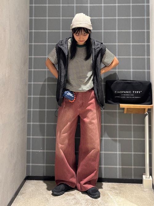 【UNISEX】総柄フードベスト