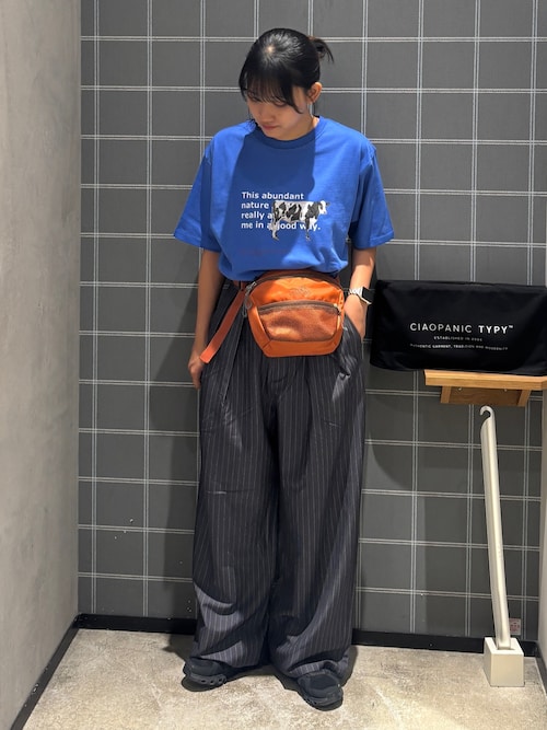 【UNISEX】タックボリュームワイドスラックス/アソート素材/13色展開