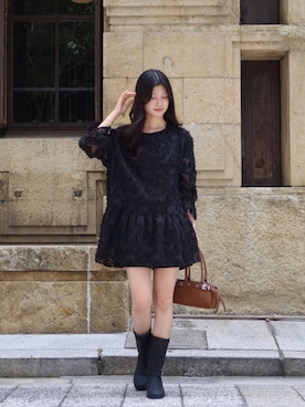 「by muni:r（バイ ムニール）のアイテム」を使った、on:nue / オンニュさん（レディース・162cm）の夏コーディネート