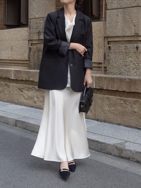 「on:nue（オンニュ）のアイテム」を使った、on:nue / オンニュさん（レディース・162cm）の冬コーディネート